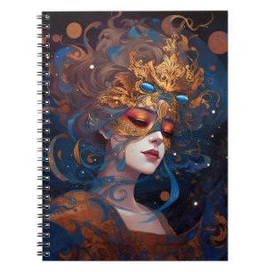 Surreal Lady Fantasy Art Notebook