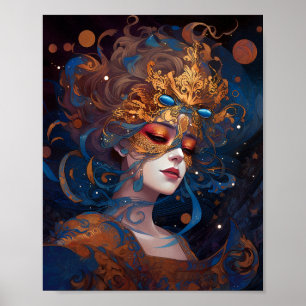 Surreal Lady Fantasy Art Poster