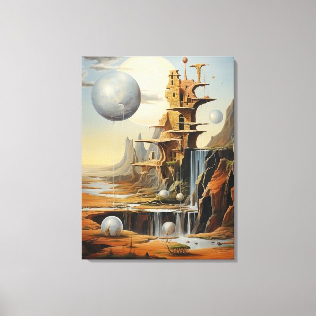 Surreal Landscape Canvas Art (Front)