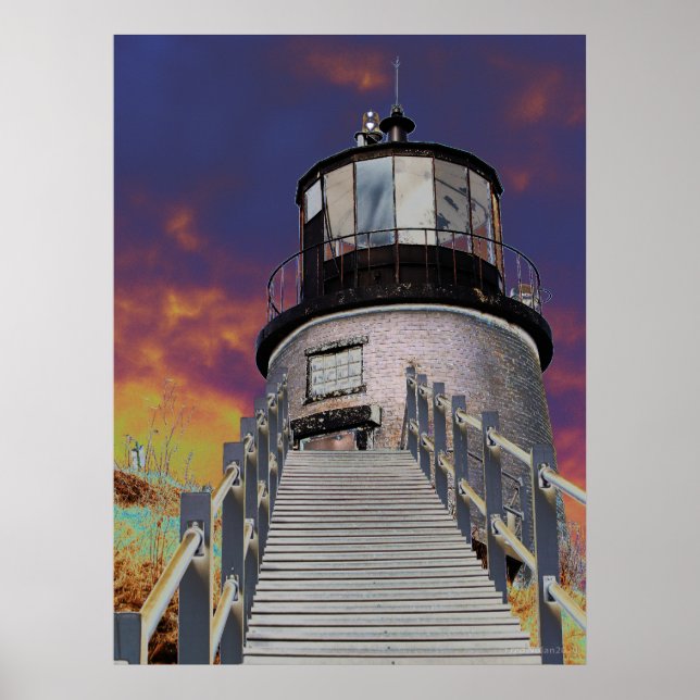 Surreal Lighthouse Poster (Front)