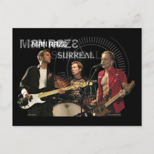surreal man raze band postcard