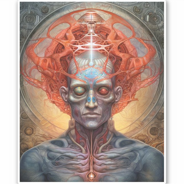Surreal Man Visionary Art (Front)