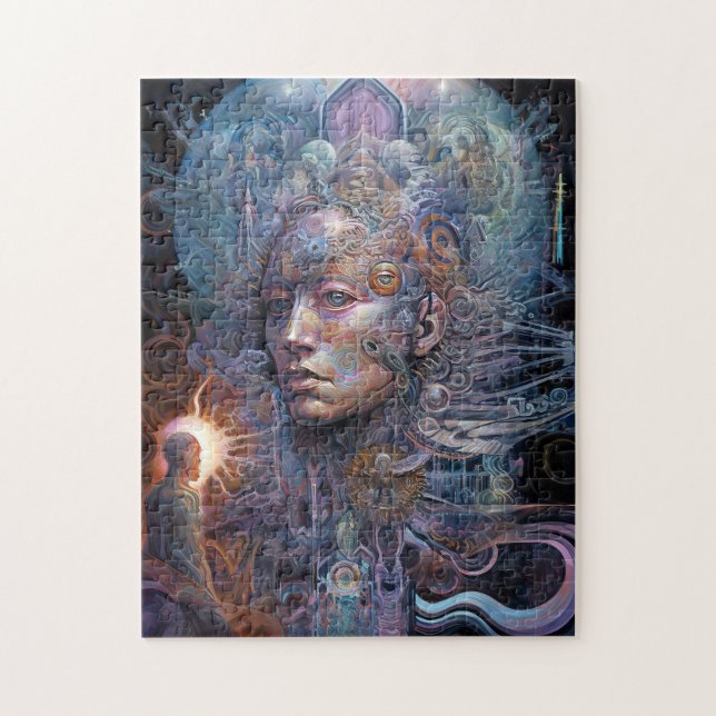 Surreal Man Visionary Art Jigsaw Puzzle (Vertical)