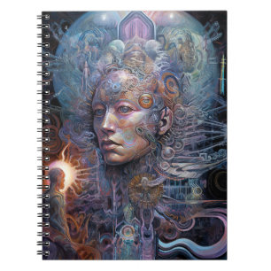Surreal Man Visionary Art Notebook