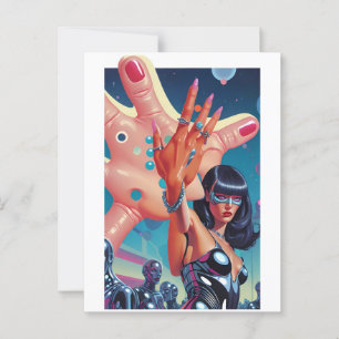 Surreal Marriage Proposal Postcard