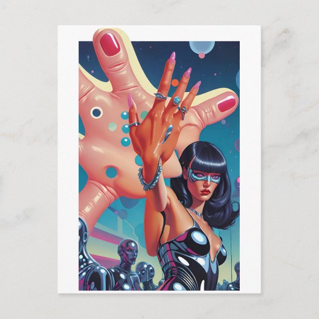 Surreal Marriage Proposal Postcard (Front)