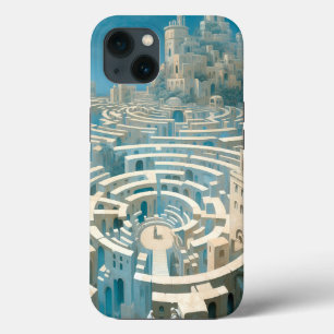 Surreal Maze City iPhone 13 Case