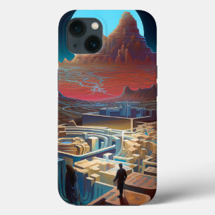 Surreal Maze Landscape iPhone 13 Case