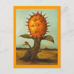 Surreal Melon Tree Postcard