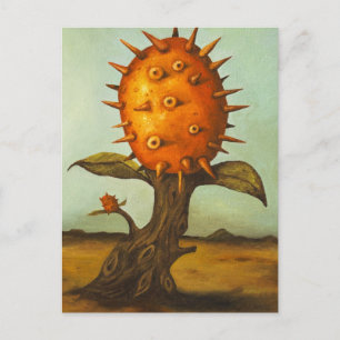 Surreal Melon Tree Postcard
