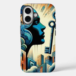 Surreal Mind Art iPhone 16 Case