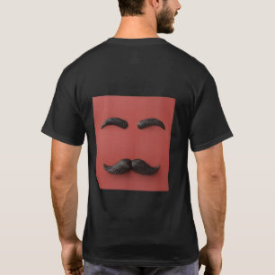 Surreal Minimalist Moustache Tee - Modern Art Grap