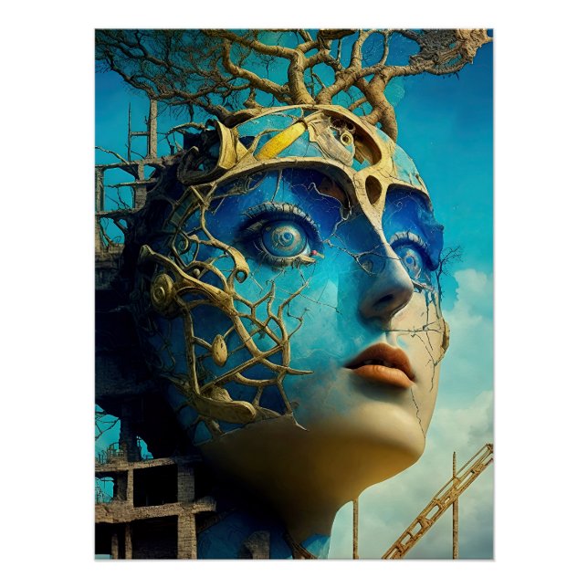 Surreal Modern Conceptual Fine Art Poster (Front)