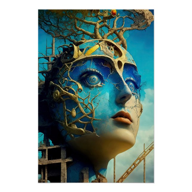 Surreal Modern Conceptual Fine Art Poster (Front)