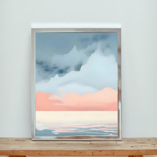 Surreal Mountain Lake Photo Print