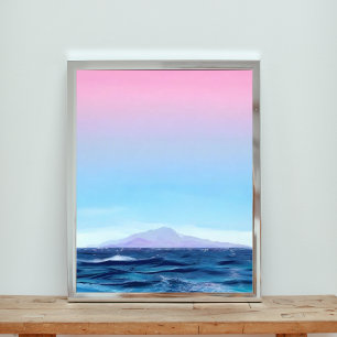 Surreal Mountain Oasis Photo Print
