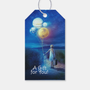 Surreal Moving to Her Future Gift Tags