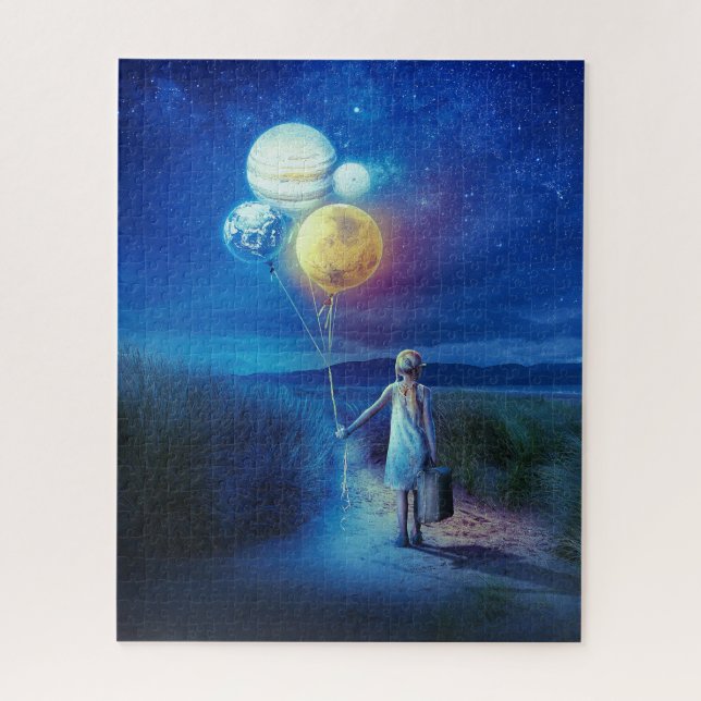 Surreal Moving to Her Future  Jigsaw Puzzle (Vertical)