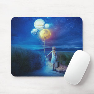 Surreal Moving to Her Future  Mouse Mat