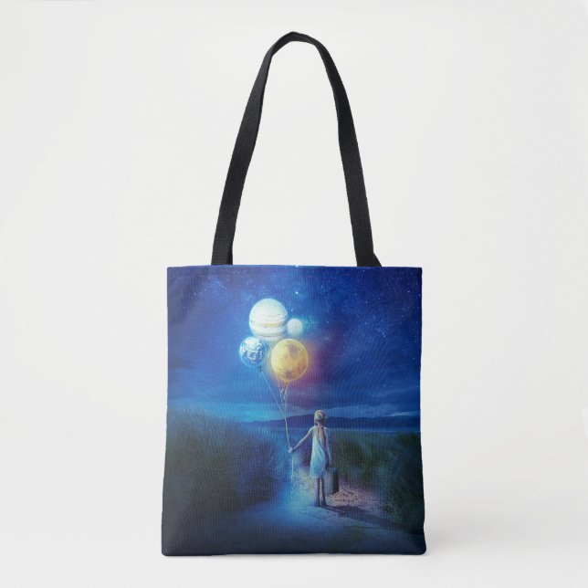 Surreal Moving to Her Future  Tote Bag (Front)