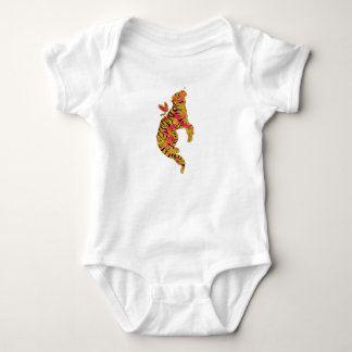 Surreal Neon Tiger Baby Bodysuit