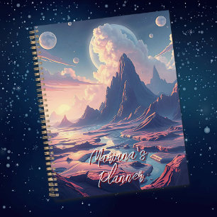 Surreal Otherworldly Landscape Personalised Planner