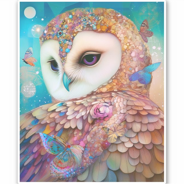 Surreal Owl Fantasy Art (Front)