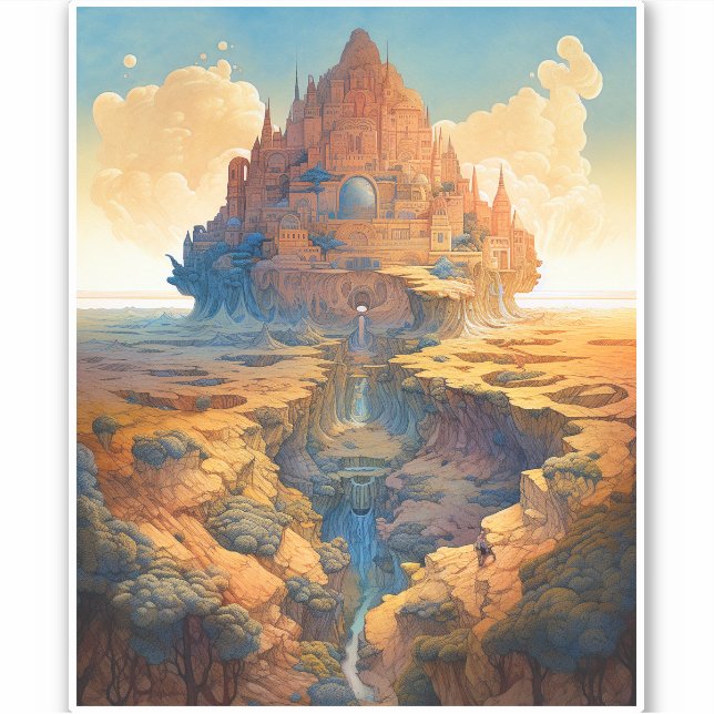 Surreal Palace Landscape (Front)