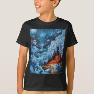 Surreal Polar Fantasy Aurora Borealis  T-Shirt