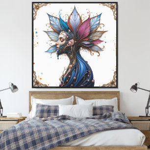 Surreal portrait canvas print