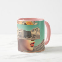 Surreal Portrait with Architectural Landscape