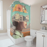 Surreal Portrait with Architectural Landscape