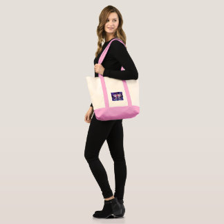 Surreal Psychedelic Dragon Fly Tote Bag