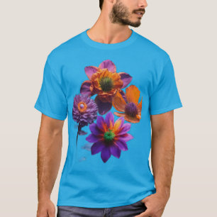 Surreal Purple Flower  T-Shirt