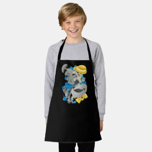 Surreal Puzzle Faces Apron