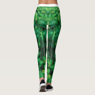 Surreal Rain Forest Theme Leggings