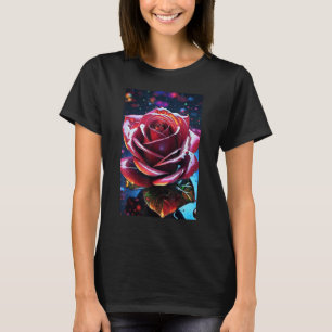 Surreal Rose in Love High-Class Exotic Christmas R T-Shirt