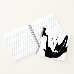 Surreal Saxophone Play Notebook