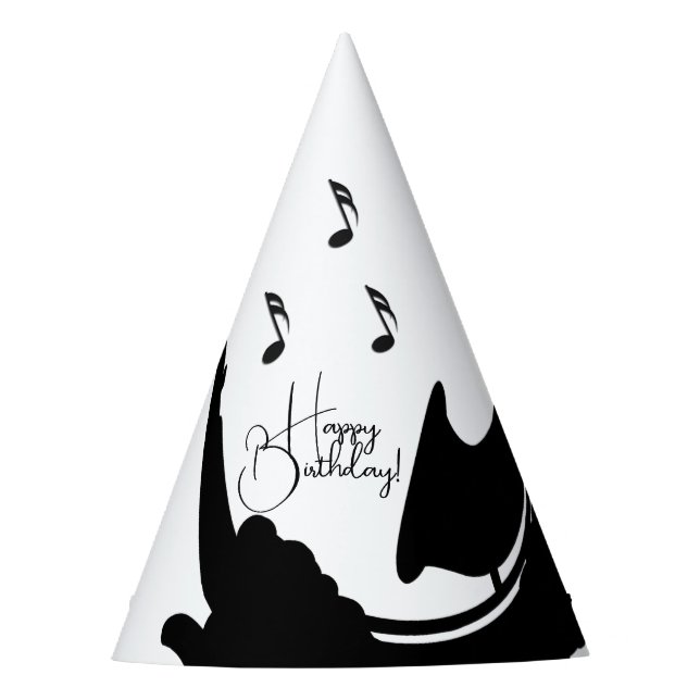 Surreal Saxophone Play Party Hat (Front)
