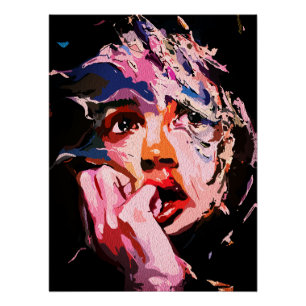 Surreal Shattered Reflection – Abstract Emotional  Poster