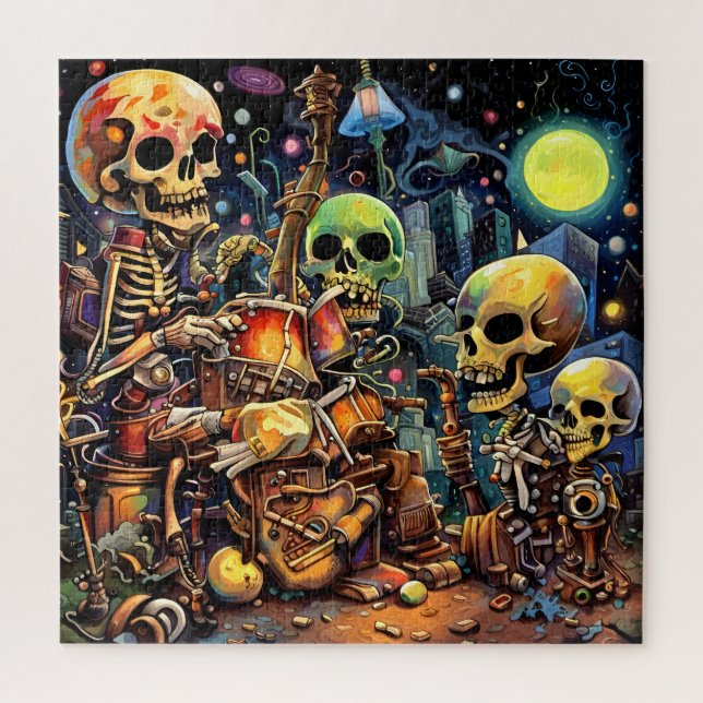 Surreal Skeletons I Jigsaw Puzzle (Vertical)