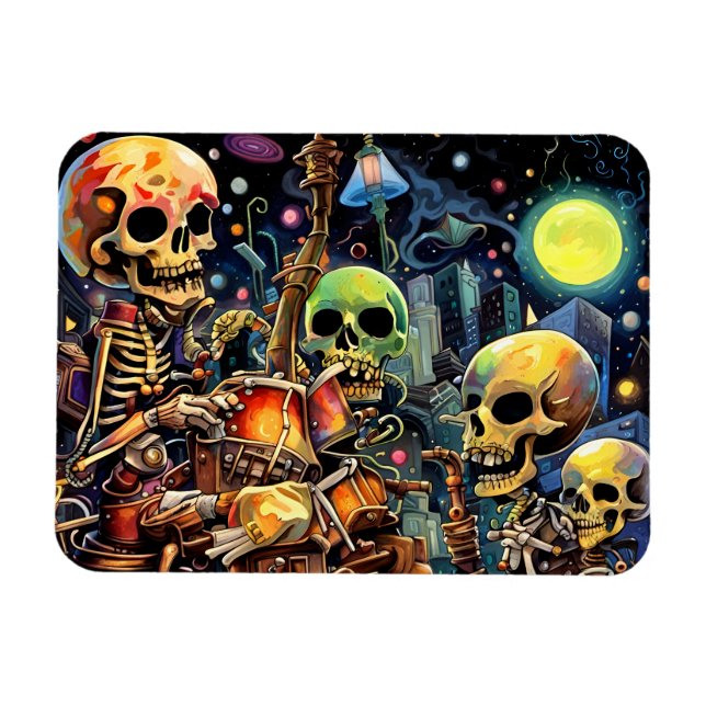 Surreal Skeletons I Magnet (Horizontal)