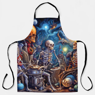 Surreal Skeletons II Apron