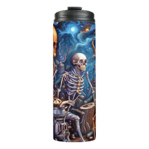 Surreal Skeletons II Thermal Tumbler