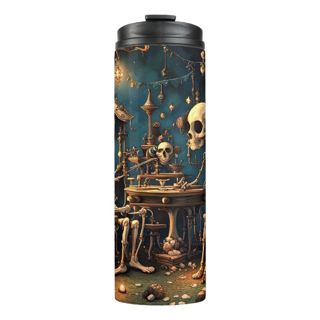 Surreal Skeletons III Thermal Tumbler (Front)