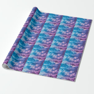 Surreal sky, dreamy abstract art. wrapping paper
