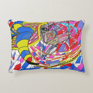 Surreal sleep accent pillow