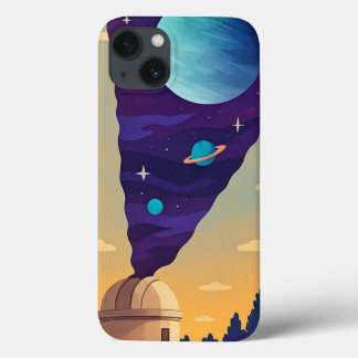 Surreal Space Observatory Phone Case – Cosmic Fan