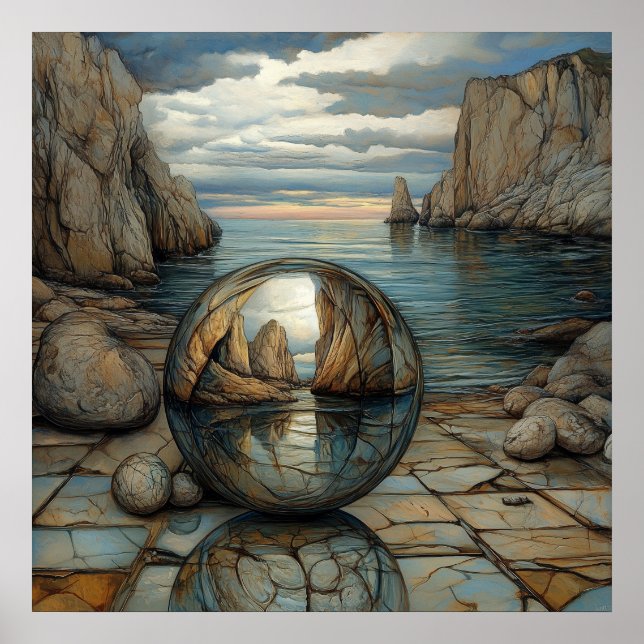 Surreal sphere poster (Front)