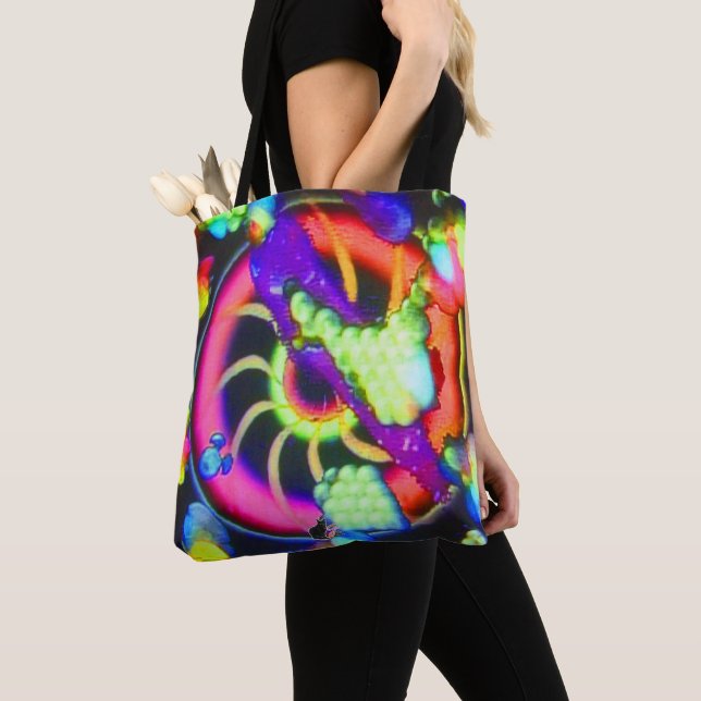 Surreal Spiral Tote Bag (Close Up)